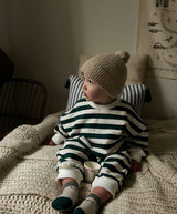 Body Oversize - Rayures vertes