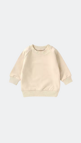 Pull en coton biologique crème
