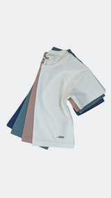 Ensemble  T-shirt et Short Cycliste Ivoire en Coton