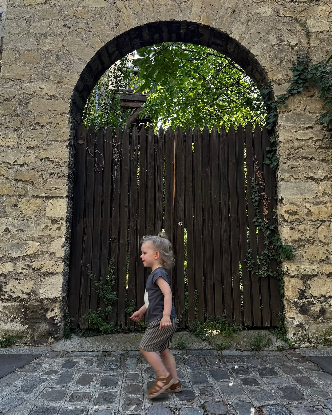 Ensemble T-shirt et Short Rayés