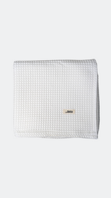 Couverture en Coton Biologique - Blanc