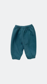 Pantalon de survêtement basique en coton - Bleu