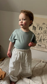 T-shirt basique en coton bio - Vert