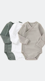 Combinaison basique en coton bio - Blanc
