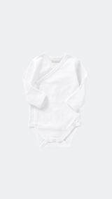 Combinaison basique en coton bio - Blanc