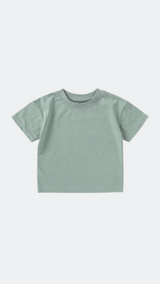 T-shirt basique en coton bio - Vert