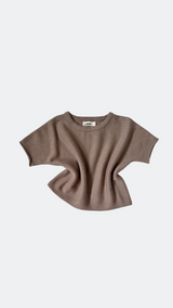 Ensemble T-shirt et Short Cycliste Mocha en Coton