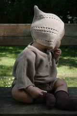 Ensemble T-shirt et Short Cycliste Mocha en Coton