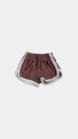 Ensemble T-shirt et Short Cycliste Mocha en Coton