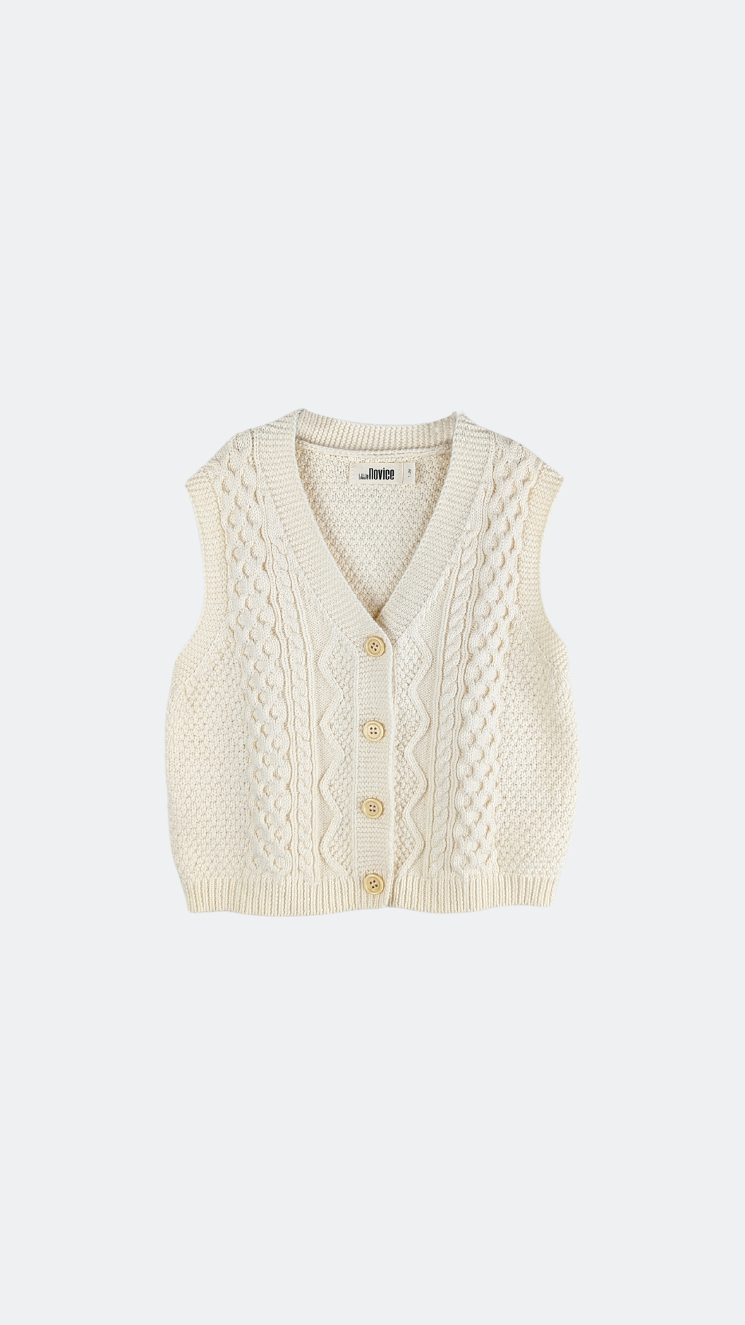 Gilet en Tricot Champagne