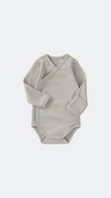 Basic Organic Cotton Romper - Taupe