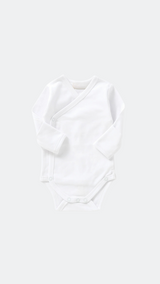 Basic Organic Cotton Romper - White