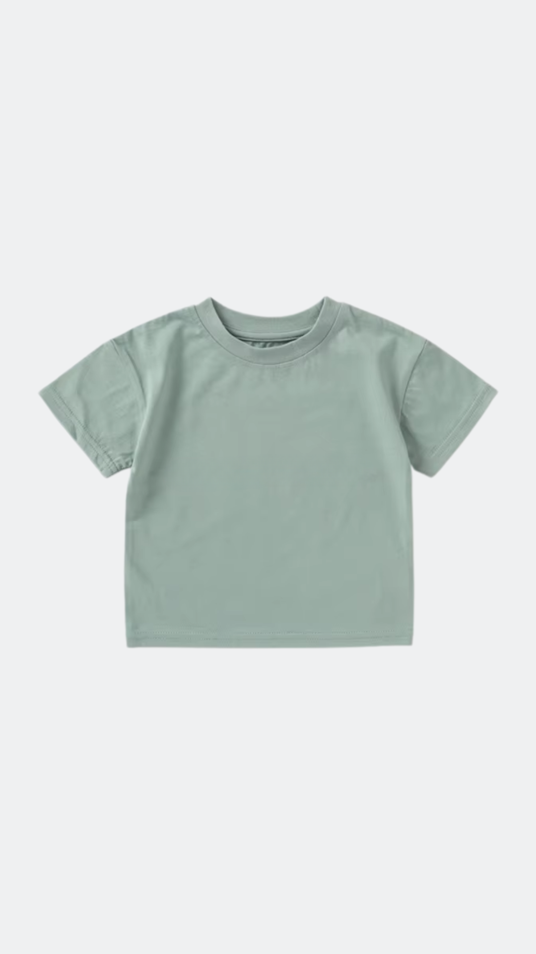 T-shirt basique en coton bio - Vert