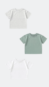 Basic Organic Cotton T-shirt - Light Grey