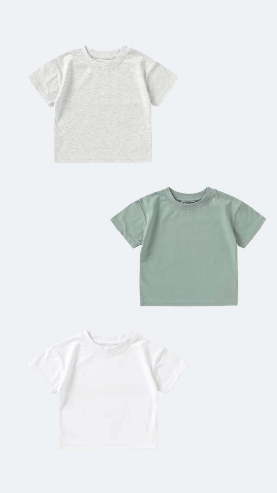 T-shirt basique en coton bio - Blanc