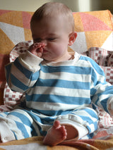 Bodysuit rayé oversize Frost Cotton Candy