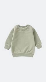 Pull en coton biologique Vert