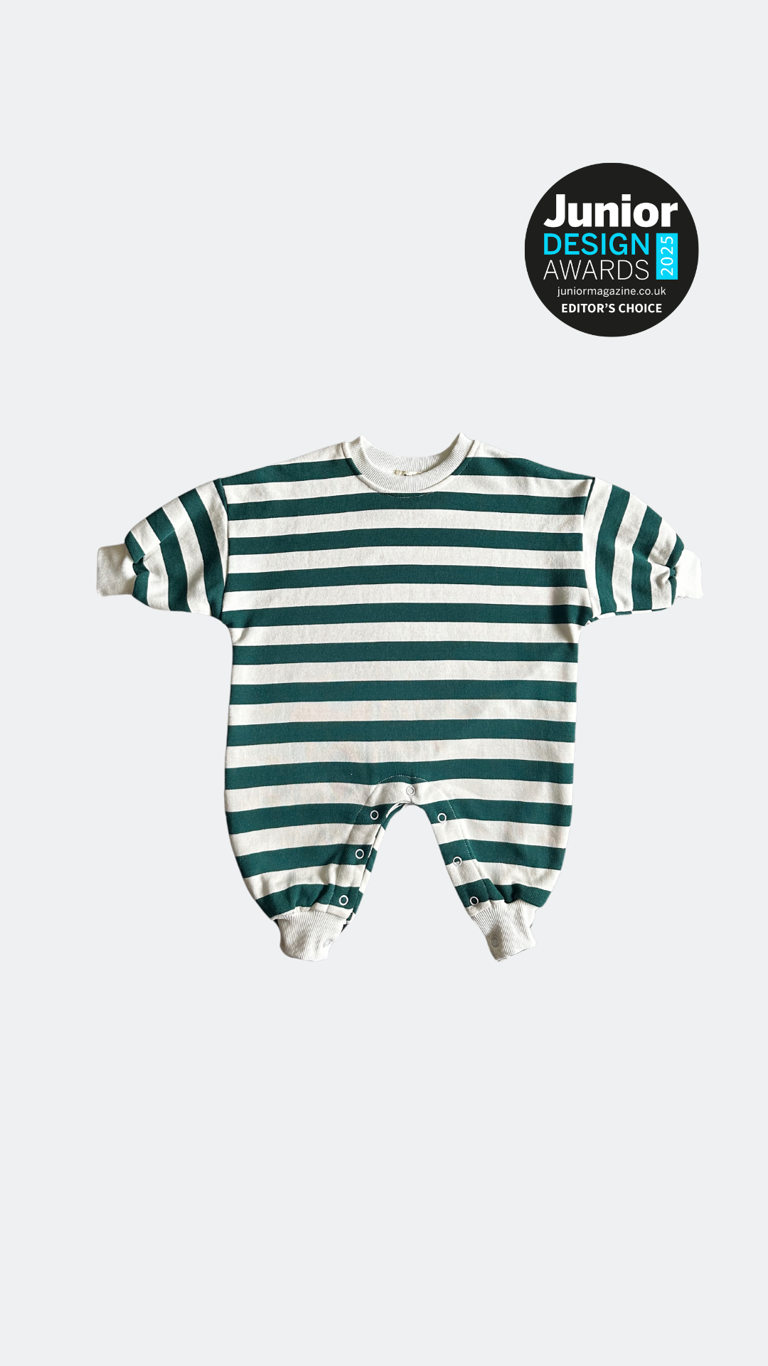 Body Oversize - Rayures vertes 