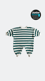 Body Oversize - Rayures vertes 