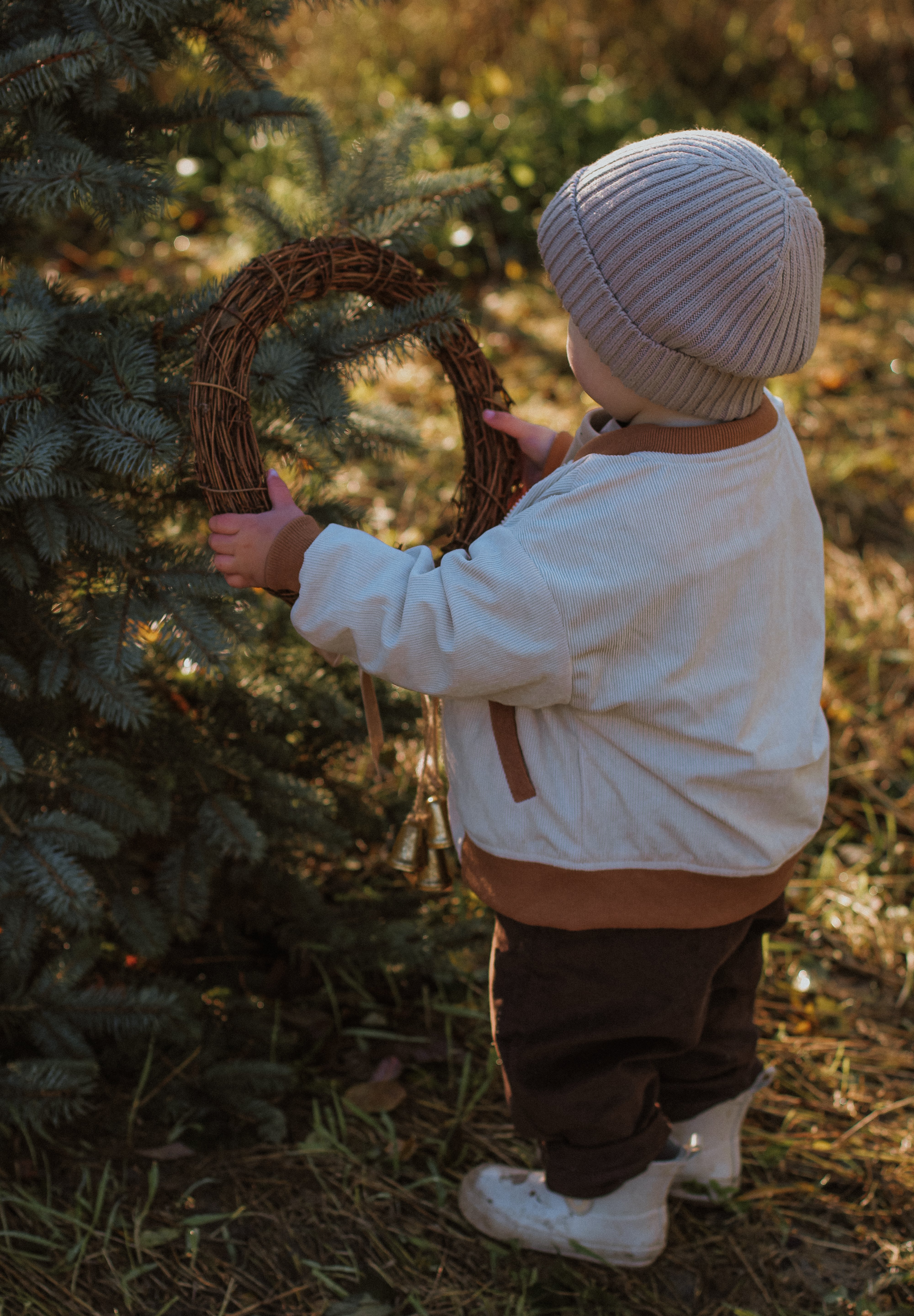 Blouson Aviateur en Velours Côtelé 