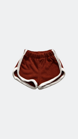 Ensemble T-shirt et Short Cycliste Mocha en Coton 