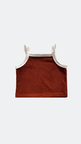 Ensemble T-shirt et Short Cycliste Mocha en Coton 