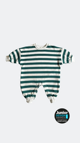 Body Oversize - Rayures vertes 