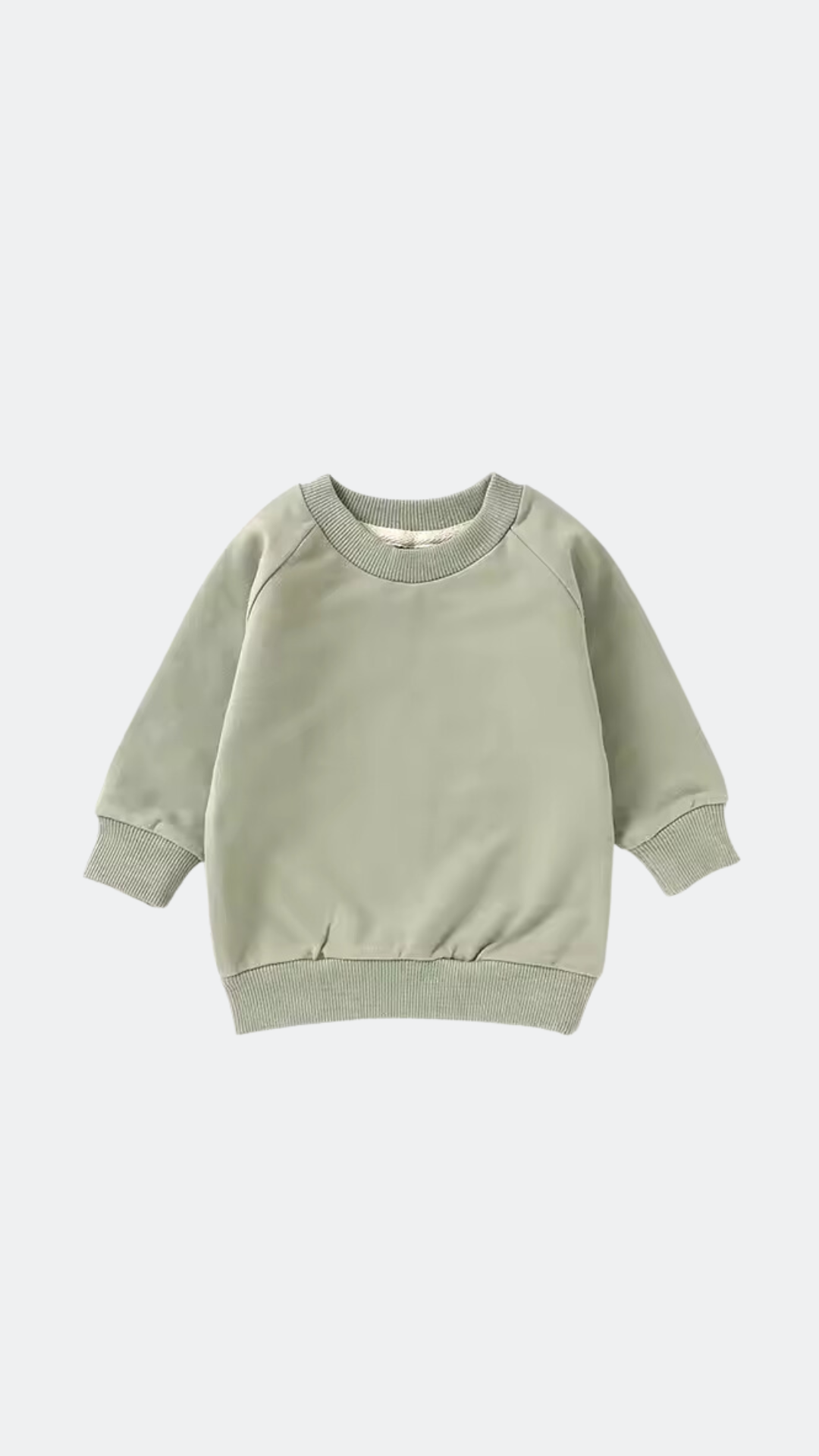 Pull en coton biologique Vert
