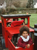 Winter Berry – Oversized Striped Cozy Bodysuit