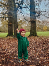 Winter Spruce – Oversized Striped Cozy Bodysuit